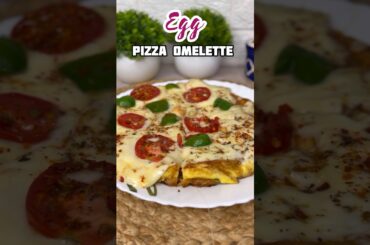 Bread Pizza Omelette | Pizza Recipe #shorts #youtube