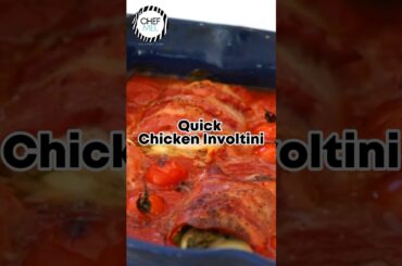 Quick Chicken Involtini Recipe #CulinaryQuickies