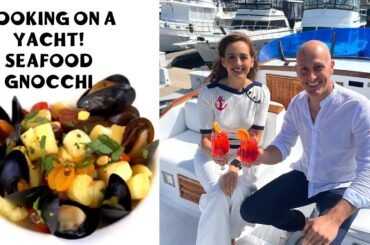 ITALIAN teaches EASY GNOCCHI RECIPE- in his YACHT KITCHEN!