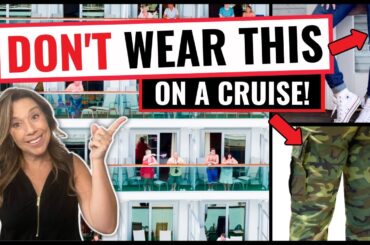 10 THINGS YOU SHOULDN'T WEAR ON A CRUISE *dress codes, rules, etiquette*
