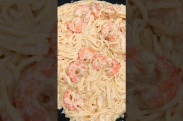 Chili Prawn Pasta #shorts #prawns #pasta #food #cooking