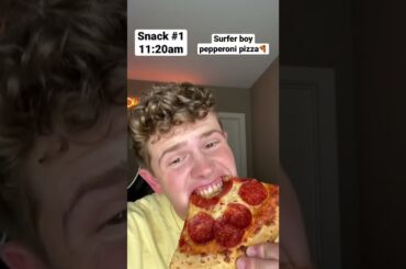 I ate food from the show Stranger Things for the whole day! #shorts #strangerthings #food