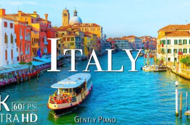 ITALY 4K Nature Relaxation Film - Relaxing Piano Music - Amazing Nature