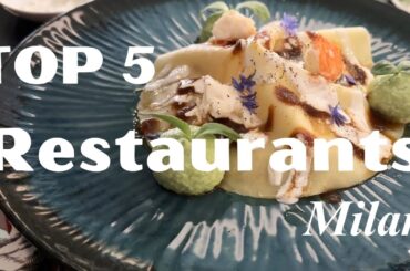 Top 5 Restaurants in Milan, Italy (4K)