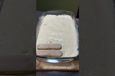 How to Make Authentic Italian Tiramisu Recipe #shorts | CookAtHome