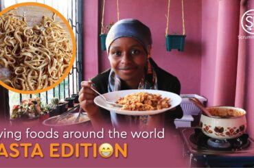 Cooking pasta for the first time ever/Trying recipes around the world #pasta #italy #cooking #recipe