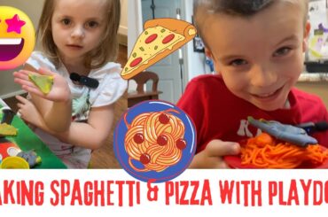 Making Italian Food with Playdoh (Made for kids)
