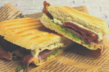 How to Make Classic Italian Panini Sandwich | Italian Panini Sandwich Recipe