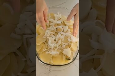 How to Make Scalloped Potatoes | Quick Recipe, Dairy Free #shorts #shortsyoutube #potato