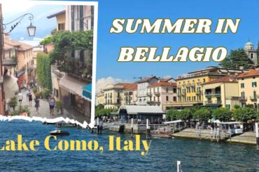 BELLAGIO- MOST VISITED VILLAGE IN LAKE COMO, ITALY | SUMMER 2023 #travel #italy #tourism