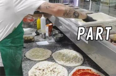 WOOD FIRED PIZZA - Busy Monday shift by Italian masters - Italy food Part 2 #asmr