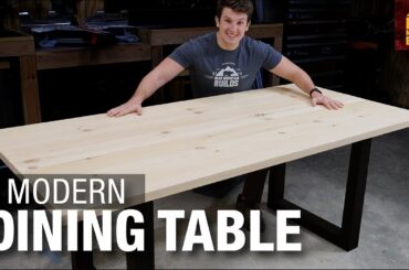Super Simple Modern Dining Room Table