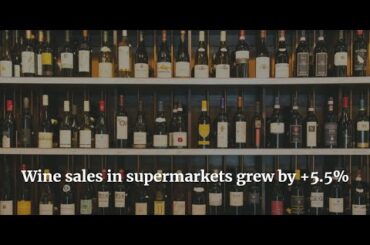 Wine sales in Italian supermarkets grew by +5.5%