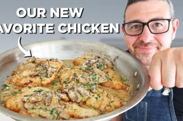 My Family is OBSESSED with this Chicken Scallopini Recipe