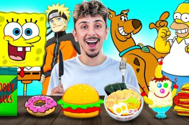 Eating Only Cartoon Food For 24 Hours!