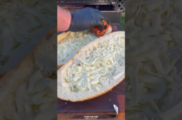 Pepperoni Pizza Bread Recipe | Over The Fire Cooking by Derek Wolf