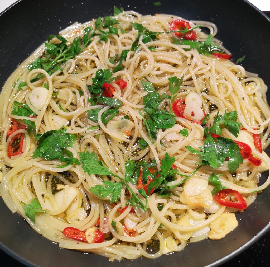 Spaghetti aglio e olio