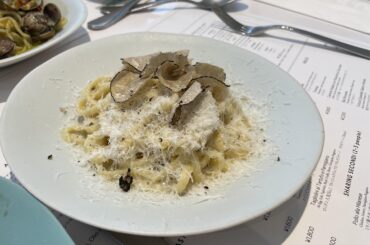 Tagliolini al tartufo e parmigiano at Lina Stores Omotesando