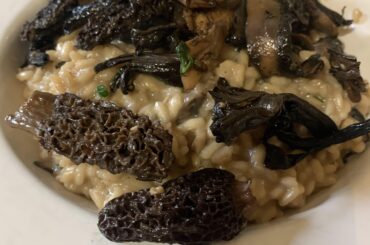 Risotto ai funghi selvatici
