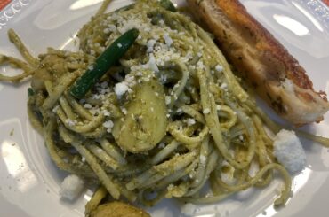 Trenette al Pesto (as seen in Luca)