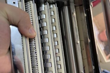 Got this marcato Ampia 150 their is play dough in it how do I clean it