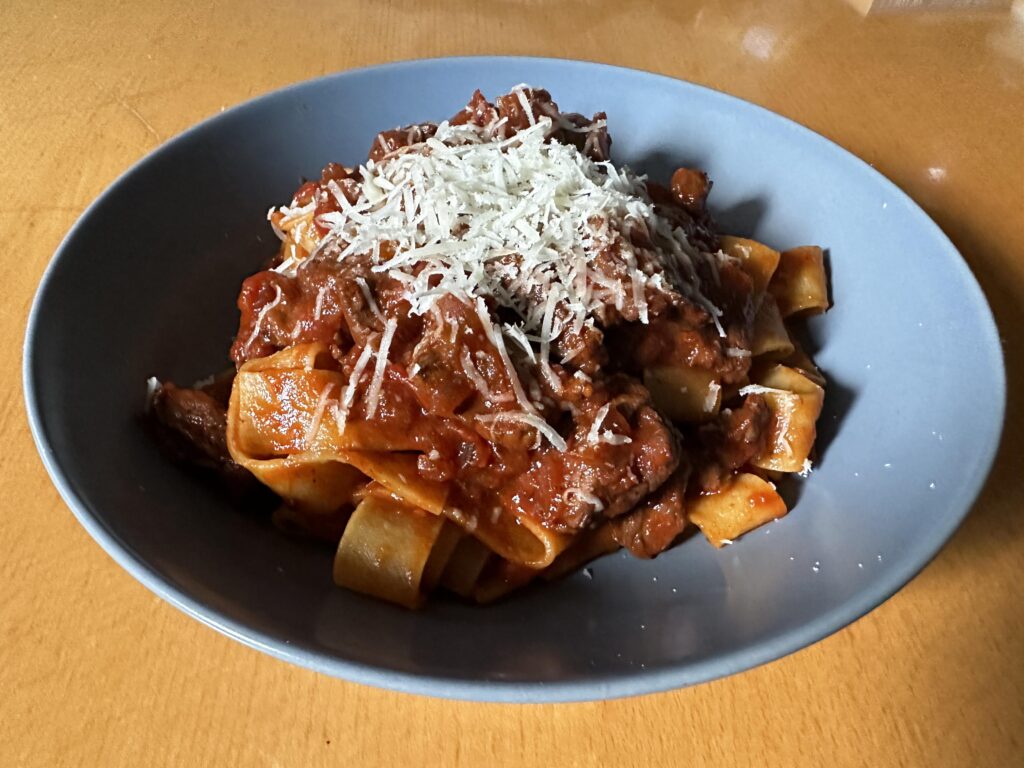 Beef Ragu with Pappardelle