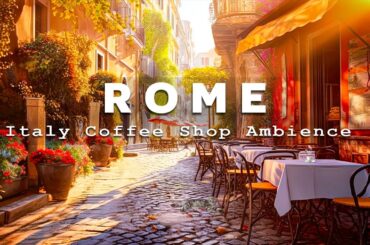 Rome Cafe Ambience - Italian Music | Bossa Nova Instrumental Music for Working, Studying