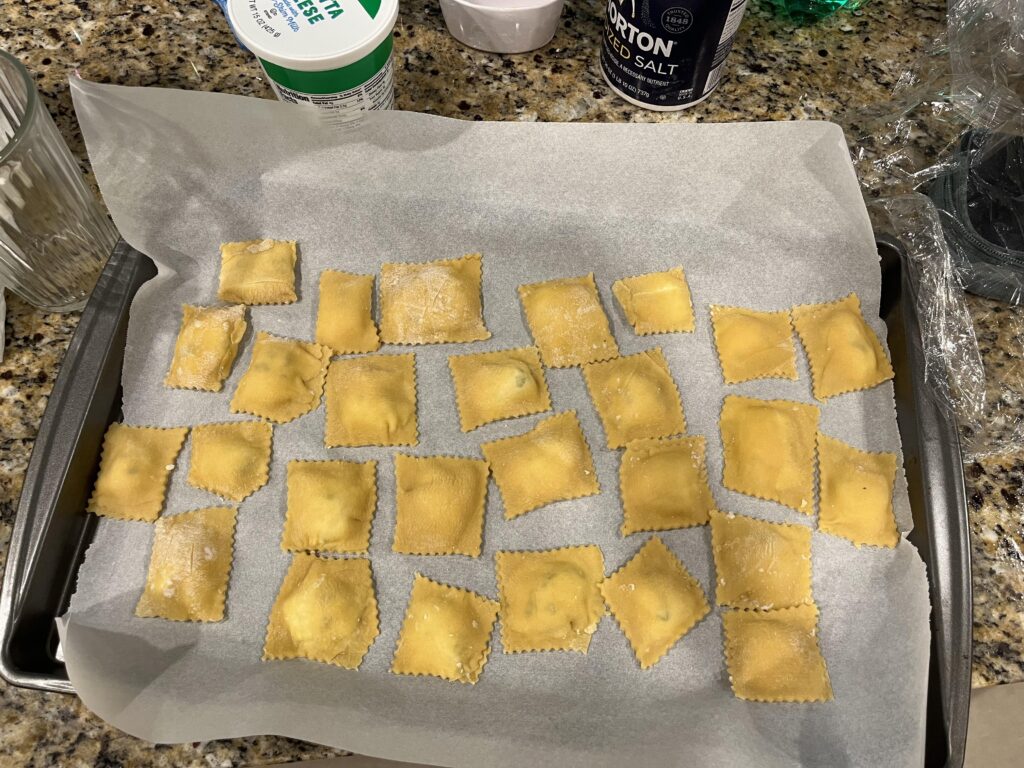Cheese ravioli came out really good this time! Thank you all for your advice!