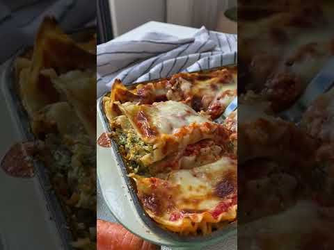Vegetarian Lasagna #shorts Vegetarian Lasagna #shorts