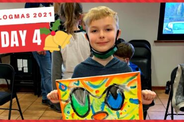 Vlogmas 2021 - Day 4 - Painting Party! - Life in Italy