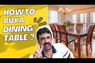 HOW TO BUY THE PERFECT DINING TABLE - Tips for Choosing the Right Frame, Top, and Chair