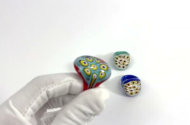 Murano Glass Statement Ring, "Torcello" Rings, Made In Italy