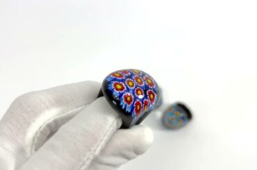 Murano Glass Statement Rings, "Fiore" Rings, Handmade In Italy