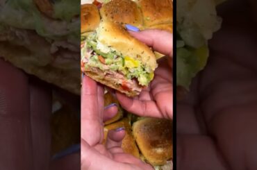 Chopped Italian sliders. Yum! #food #recipe #easy #cooking