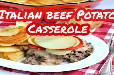 Italian Beef And Potato Casserole | Faye Thompson | @southerncooking