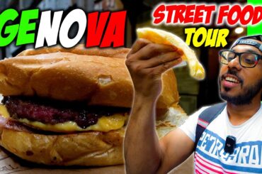 ITALIAN Street Food Tour - The best Traditional STREET FOOD in GENOA City