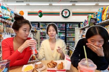 We only ate 7 ELEVEN CONVENIENCE STORE FOODS FOR 24 HOURS!!