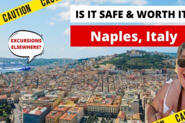 Is Naples, Italy Safe? | DIY Food Tour | Christmas Alley | Beach Bus & More | Cruise Day on a Budget