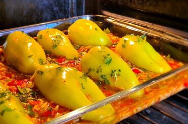 Authentic Italian-Inspired Orzo-Stuffed Bell Peppers: A Taste of the Mediterranean for Your Dinner!