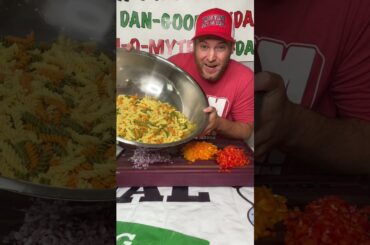 Pasta salad recipe for 30 ppl #shorts