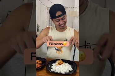 Italians Vs Filipinos Eating Spaghetti #shorts