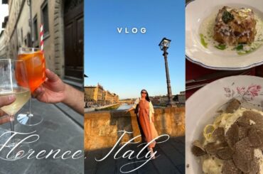 Florence Vlog - Wine Window, Gucci Museum, Flea Market, The Best Truffle Pasta