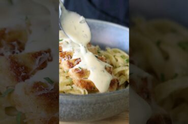 RICH & CREAMY Alfredo Sauce Recipe #shorts
