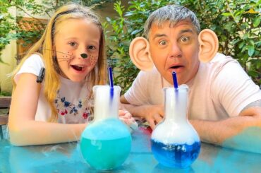 Nastya and day off with her family