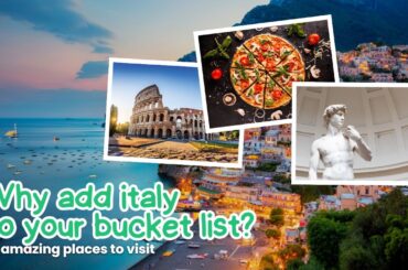 Add ITALY to your BUCKET LIST | Travel guide & tips