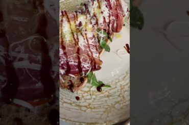 ITALIAN BRUSCHETTA with SPECK, rocket and PARMESAN