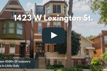 Stunning residence nestled in the tranquil streets of Little Italy - 1423 W Lexington St, Chicago