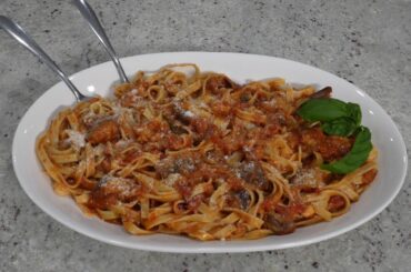 Italian Grandma Makes Eggplant Sauce with Pasta