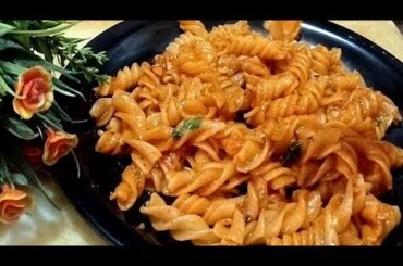 Fusilli Arrabiata Italian pasta|Quick and easy pasta recipe| @CrazyeatTime #italianpasta #pasta