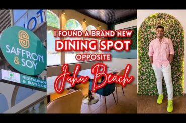 New Dining Spot opposite Juhu Beach | Saffron and Soy | Rajeev Vlogs | Mumbai Food | Shorts